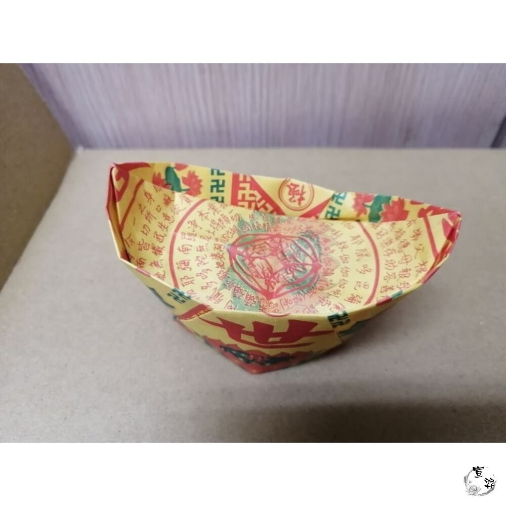 【台中35年老店】手工摺紙金元寶｜紙紮用品｜往生祭祀｜追思供奉-細節圖2
