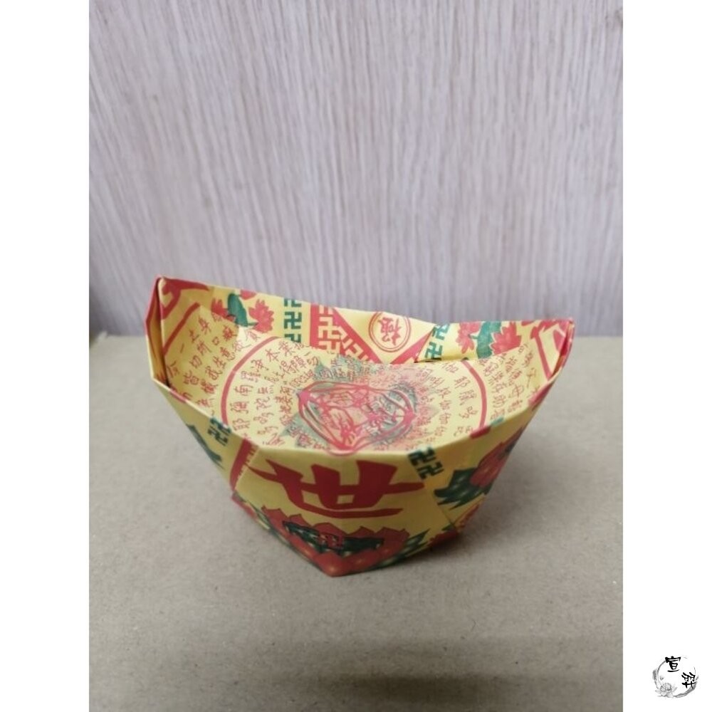【台中35年老店】手工摺紙金元寶｜紙紮用品｜往生祭祀｜追思供奉-細節圖5