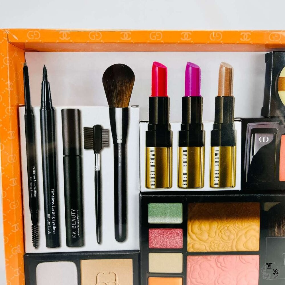 【台中35年老店】彩妝盒橘 紙紮彩妝組 紙紮化妝品 紙紮彩妝 紙紮化妝 紙紮口紅 紙紮腮紅 紙紮工具 紙紮女用品 紙紮用-細節圖2