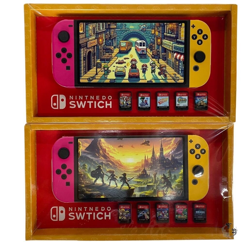【台中35年老店】紙紮SWITCH 紙紮遊樂器 紙紮電動 共4款 紙紮任天堂 隨機出貨不挑款 祭奠送禮 蓮花 元寶 禮儀-細節圖5
