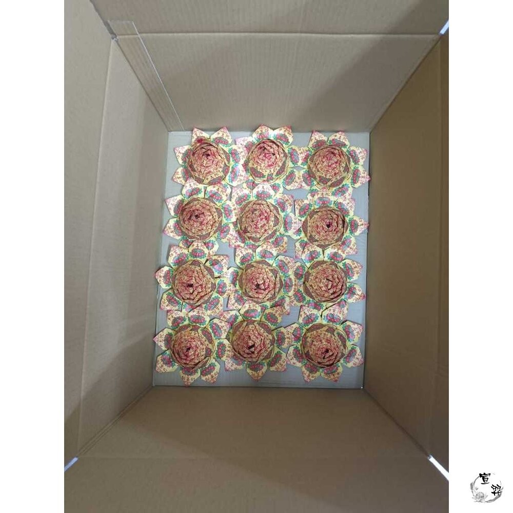 【台中35年老店】往生蓮花 壽生蓮花 大悲咒蓮花 蓮花塔 紙蓮花 紙紮用品 普渡法會 清明祭祖 喪事-細節圖6
