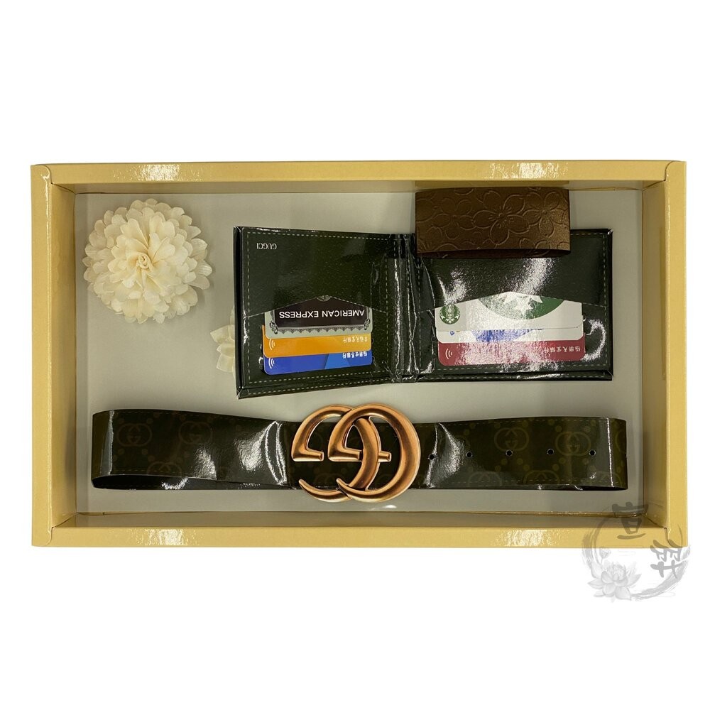 【台中35年老店】紙紮名牌男皮包 紙紮男皮帶 元寶 金條 蓮花紙  庫錢 蓮花塔 拜拜用品 紙紮屋 紙紮名牌 紙紮男包-規格圖6