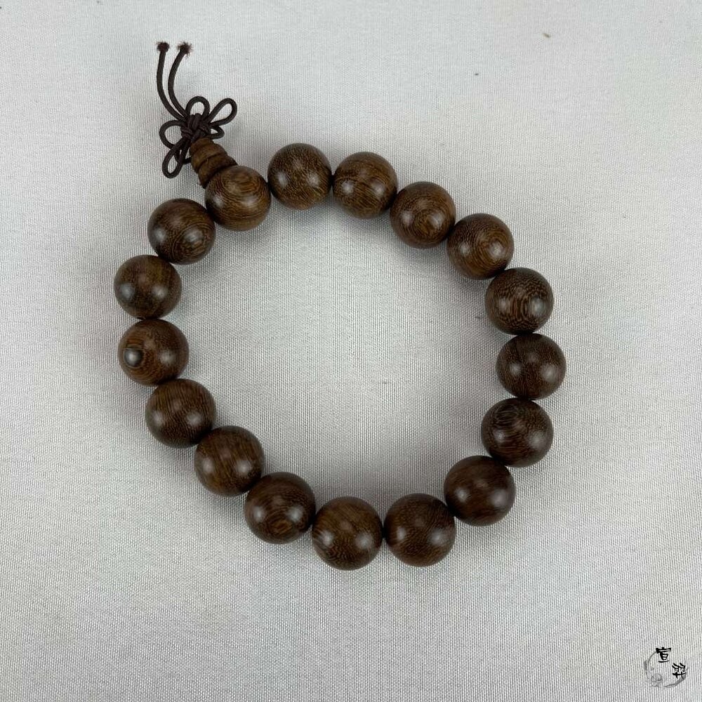 【台中35年老店】佛珠手環 佛珠 手環 金絲檀木 12mm*17顆 手串-細節圖2