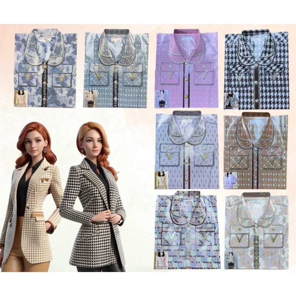 套裝-小香風女外套(隨機出貨)