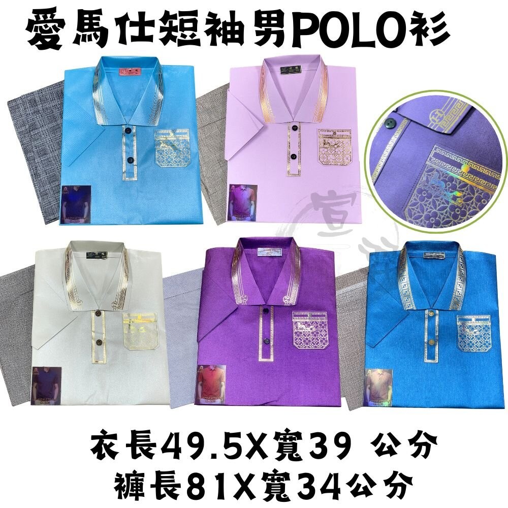 愛馬仕短袖男POLO衫(隨機)