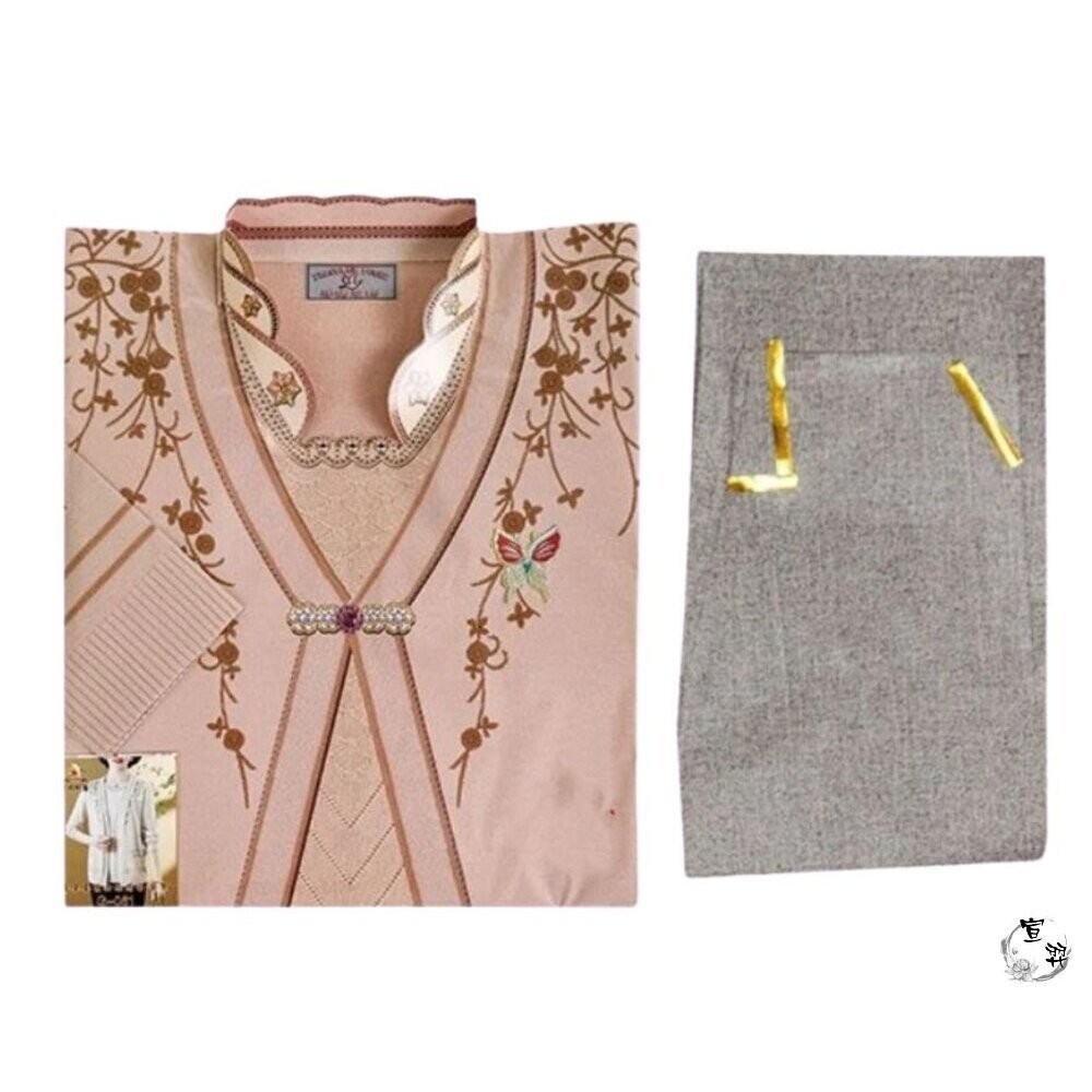 【台中35年老店】紙紮女士針織衫套裝 紙紮衣服 紙紮女裝 元寶 金條 蓮花紙 元寶紙 庫錢 蓮花塔 拜拜用品-細節圖5