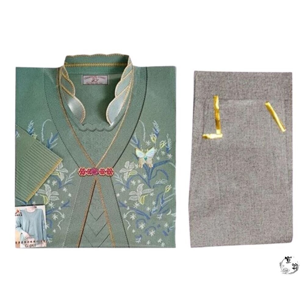 【台中35年老店】紙紮女士針織衫套裝 紙紮衣服 紙紮女裝 元寶 金條 蓮花紙 元寶紙 庫錢 蓮花塔 拜拜用品-細節圖6