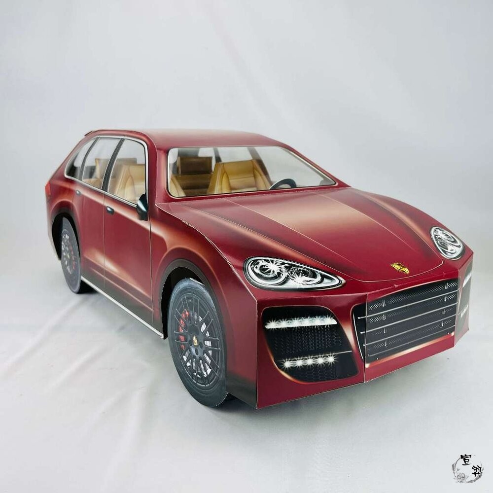 【宣羿】台中南屯37年 紙紮Porsche 台製紙質組 紙紮保時捷 紙紮凱彥 紙紮凱燕 祭祀 追思 祭祖 清明 台製-細節圖8