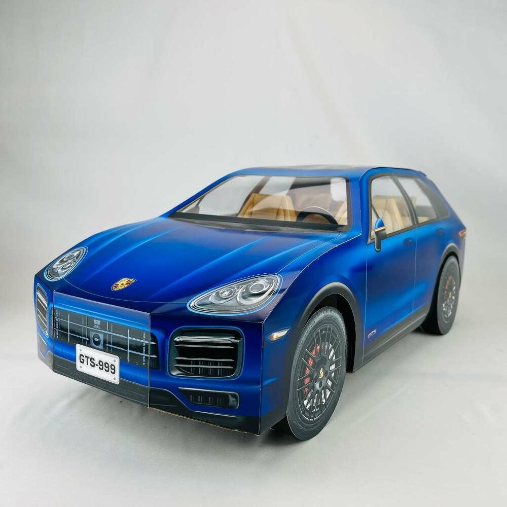 【宣羿】台中南屯37年 紙紮Porsche 台製紙質組 紙紮保時捷 紙紮凱彥 紙紮凱燕 祭祀 追思 祭祖 清明 台製-規格圖11