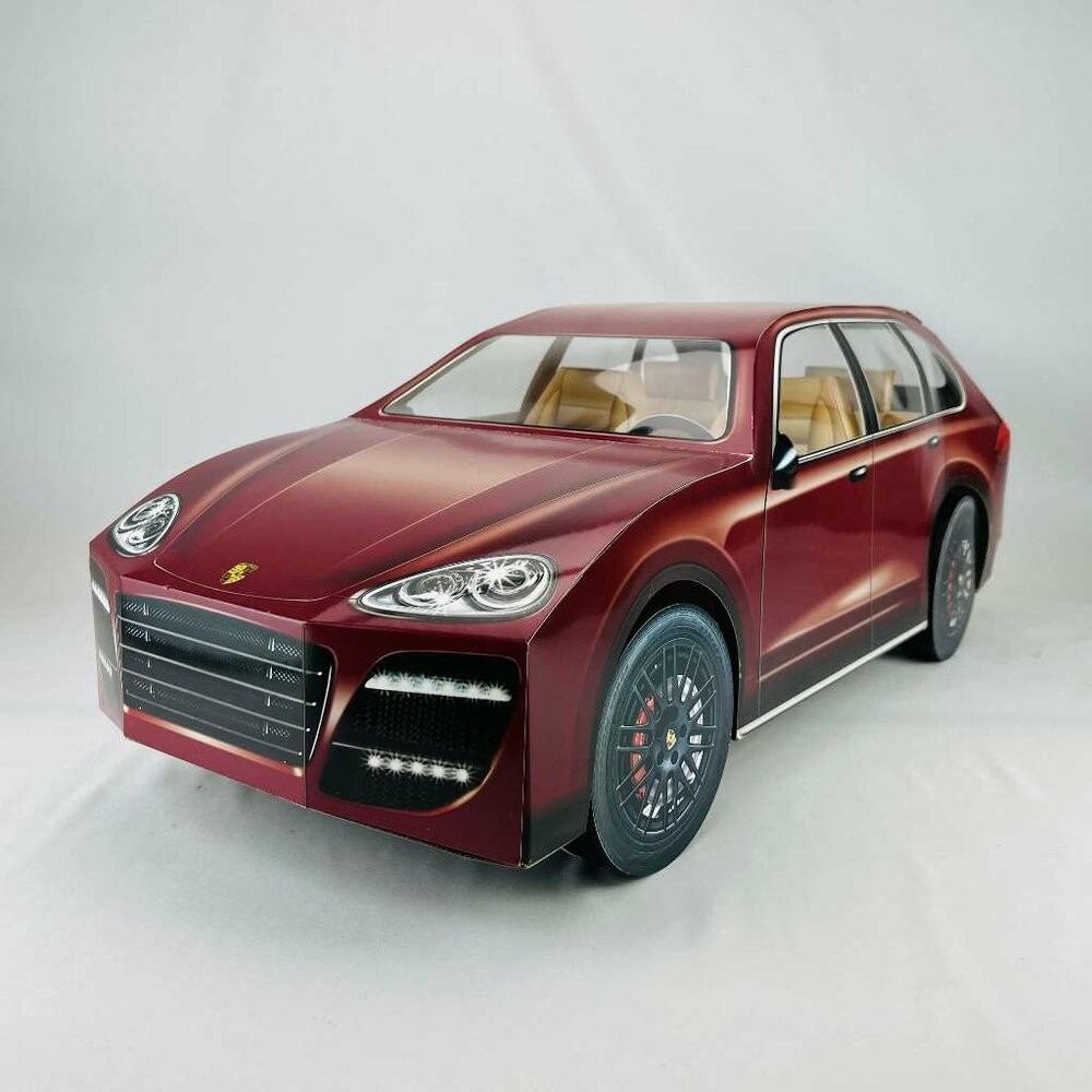 【宣羿】台中南屯37年 紙紮Porsche 台製紙質組 紙紮保時捷 紙紮凱彥 紙紮凱燕 祭祀 追思 祭祖 清明 台製-規格圖11