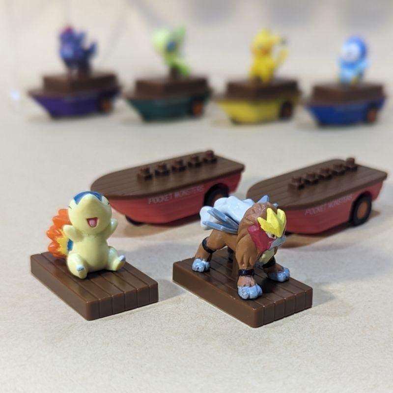 日本限定 寶可夢迴力船 (全10種一組) 神奇寶貝 2010 老玩具-細節圖4