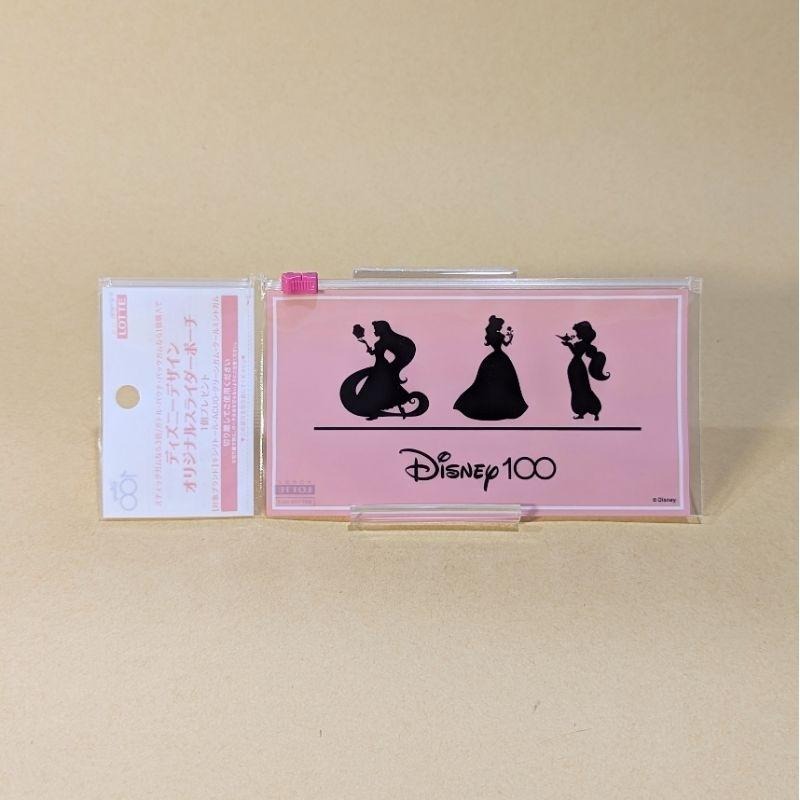 日本限定 迪士尼100週年 糖果色小物夾鏈袋 米老鼠 玩具總動員 公主系列 高飛 唐老鴨-細節圖2