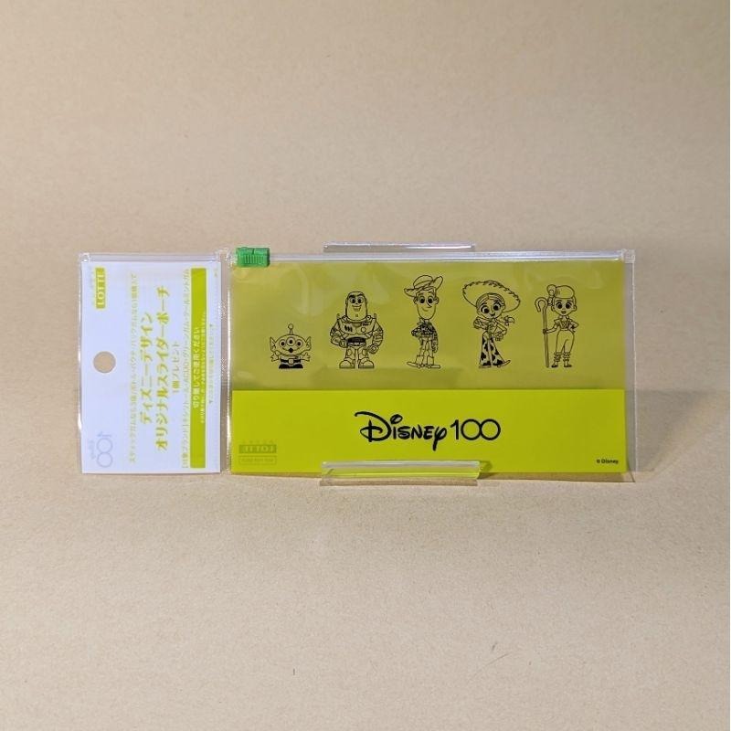 日本限定 迪士尼100週年 糖果色小物夾鏈袋 米老鼠 玩具總動員 公主系列 高飛 唐老鴨-細節圖5