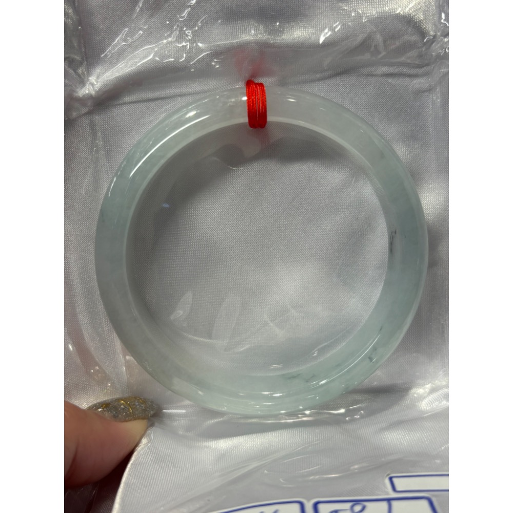 【CINDY辛蒂翡翠珠寶】*天然緬甸玉翡翠A貨*冰晴底翡翠玉鐲#18.4圍內徑58.6mm-細節圖2