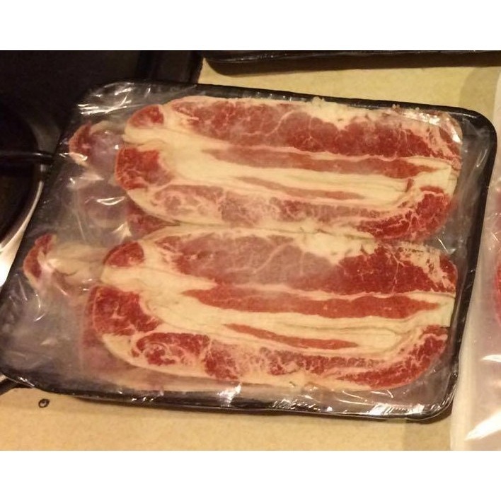 幸福食事-肉品：美福美國雪花牛 500g ｜層層分隔不沾黏、火鍋與燒烤首選冷凍雪花牛片推薦-細節圖2