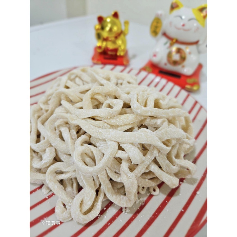 幸福食事-手作料理：手工刀削麵 600g ｜每日新鮮製作、Q彈有咬勁的粗細手工刀削麵推薦-規格圖2