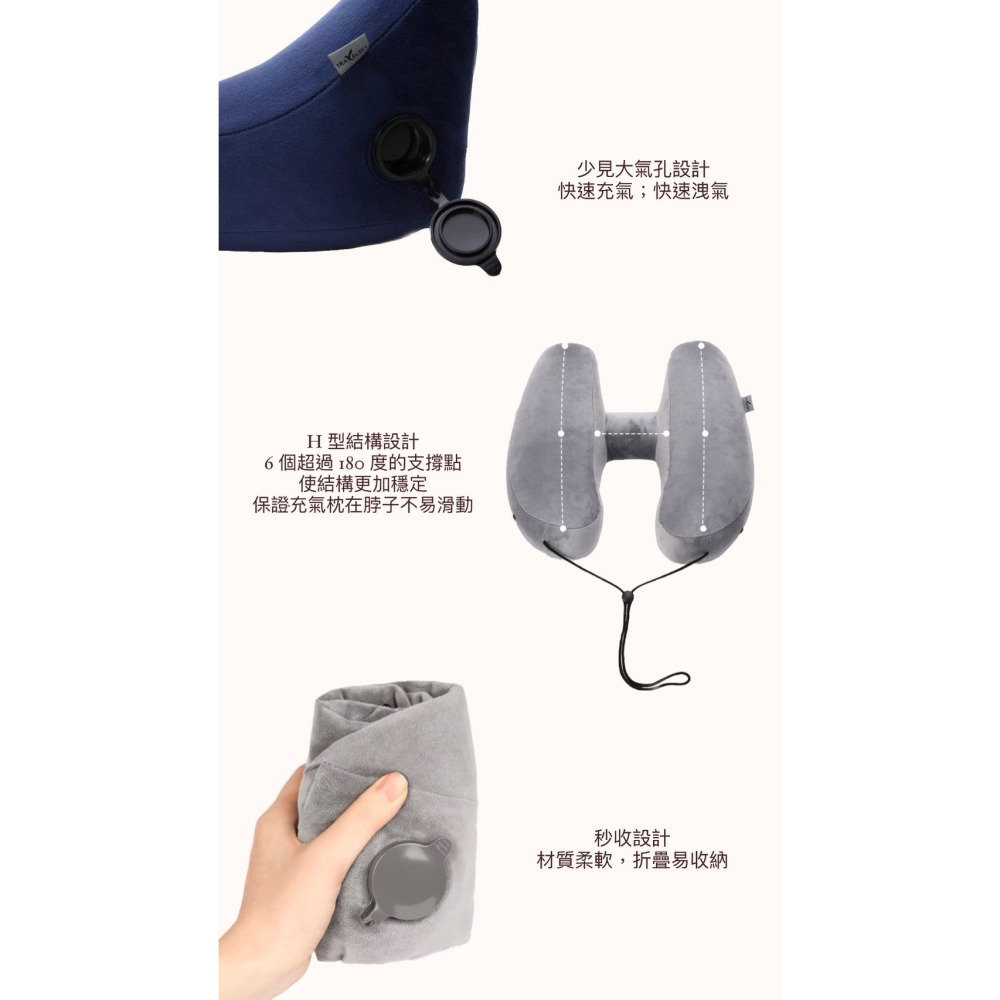 出國旅遊必備 / 連帽充氣護頸枕-細節圖8