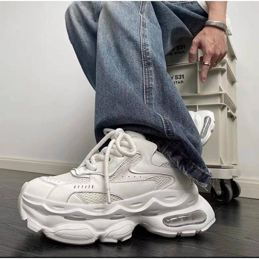 韓國 VBIN 六公分風浪氣墊老鞋-細節圖6