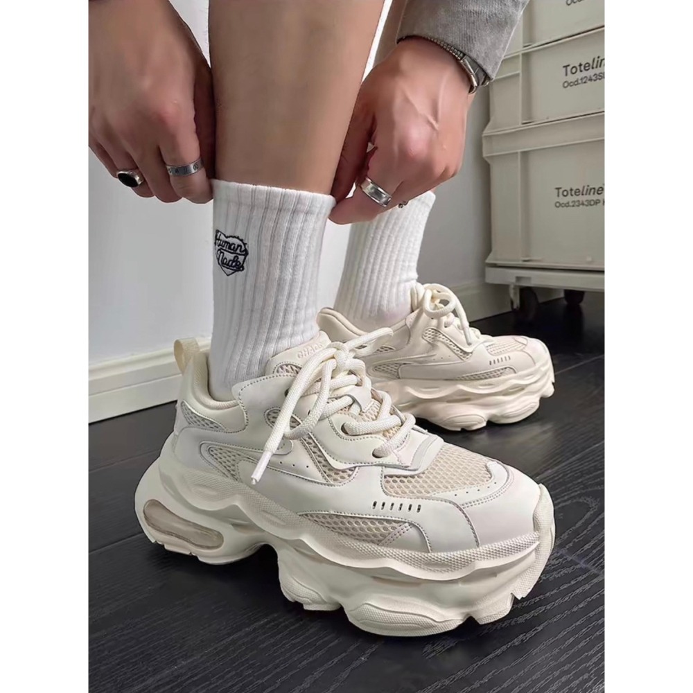 韓國 VBIN 六公分風浪氣墊老鞋-細節圖7