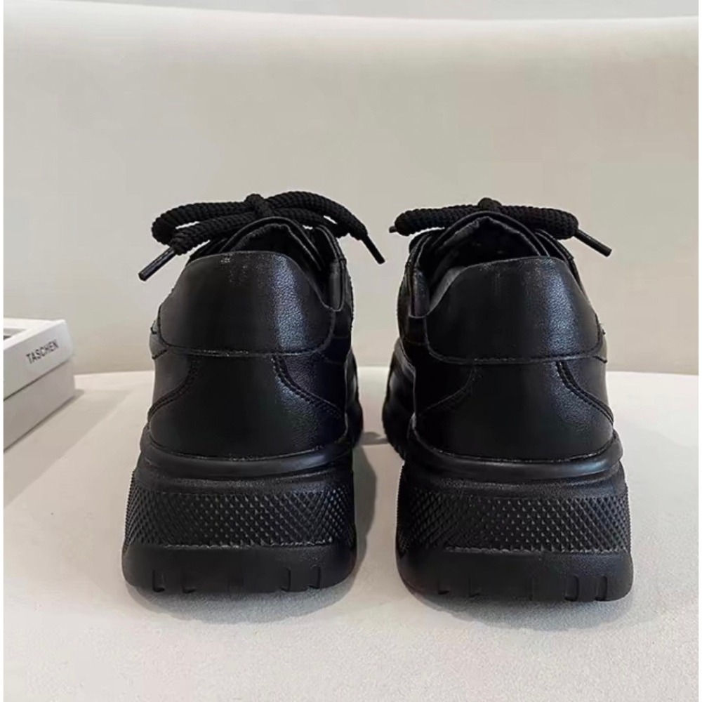 韓國 VBIN | 爆款素面厚底增高板鞋-細節圖6