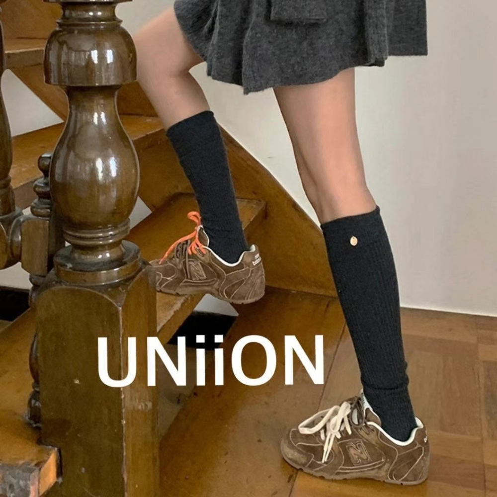 正韓UNI金扣小腿襪-細節圖3