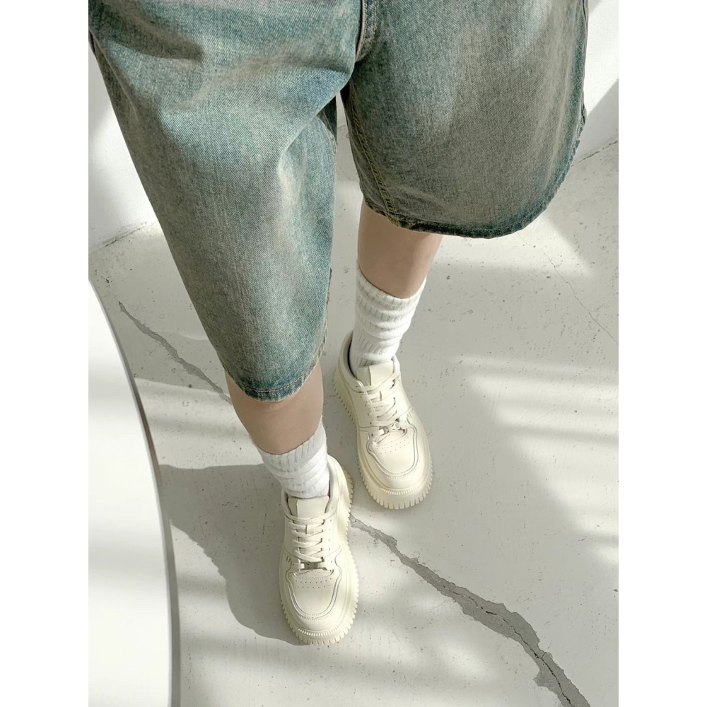 韓國NAA厚底松糕小白鞋-細節圖6