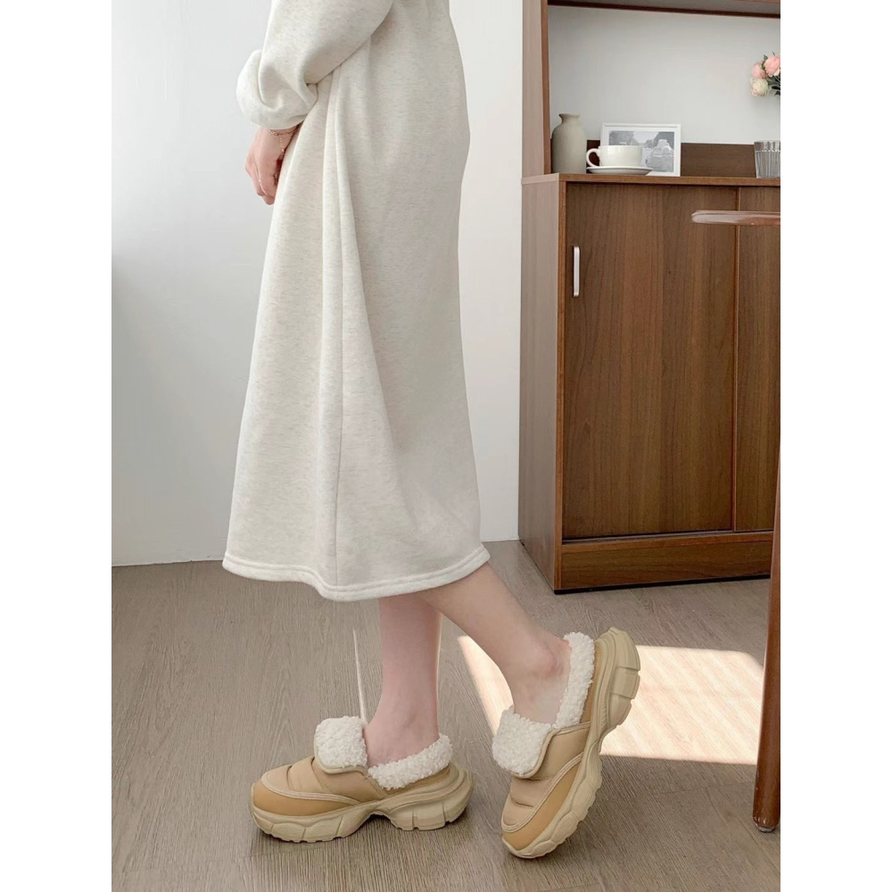 正韓NAA百搭羊毛包頭穆勒鞋-細節圖2