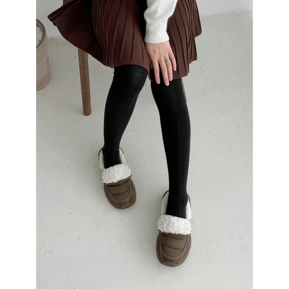 正韓NAA百搭羊毛包頭穆勒鞋-細節圖8