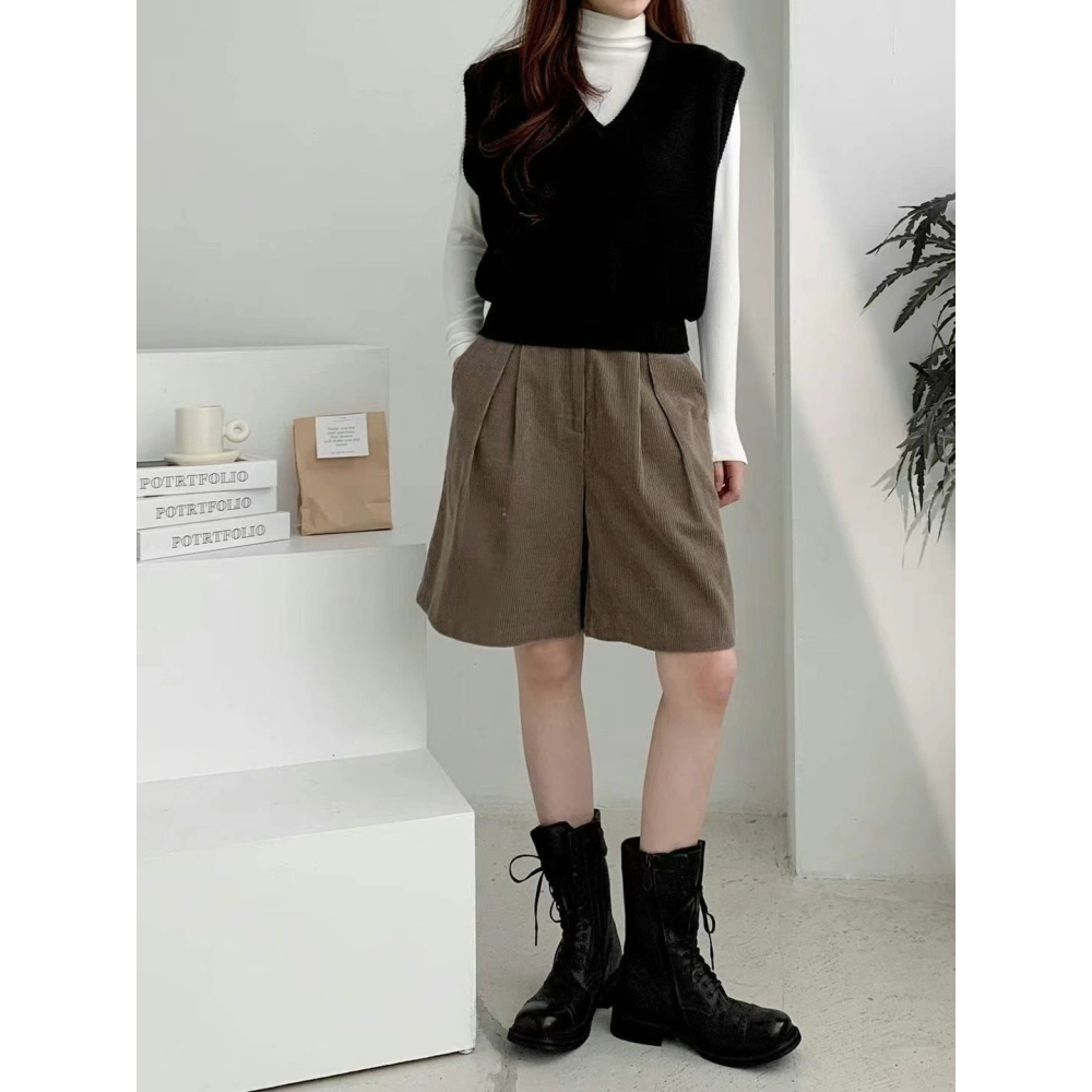 正韓NAA方頭拉鍊復古牛仔靴-細節圖3