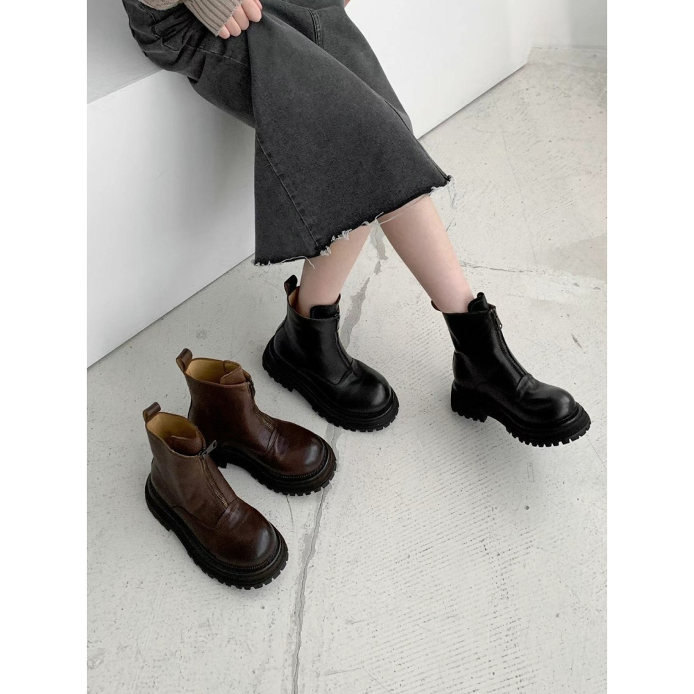 正韓NAA高定款增高英倫短靴-細節圖2