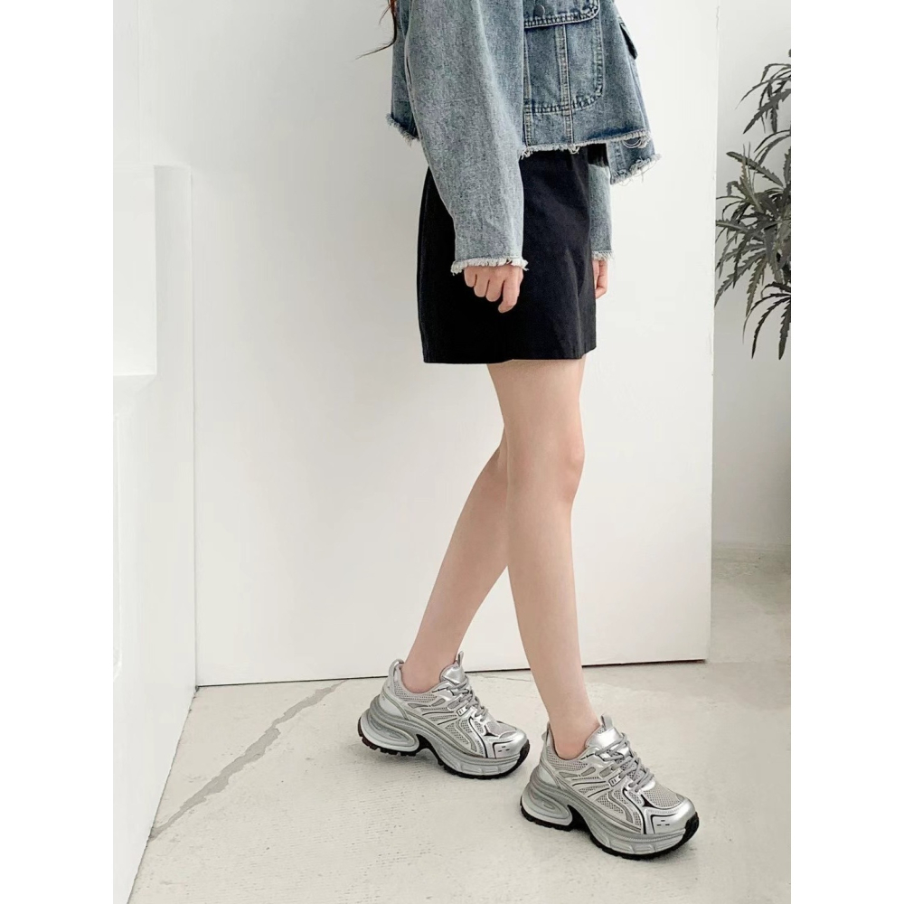 正韓NAA拚色厚底老爹鞋-細節圖7