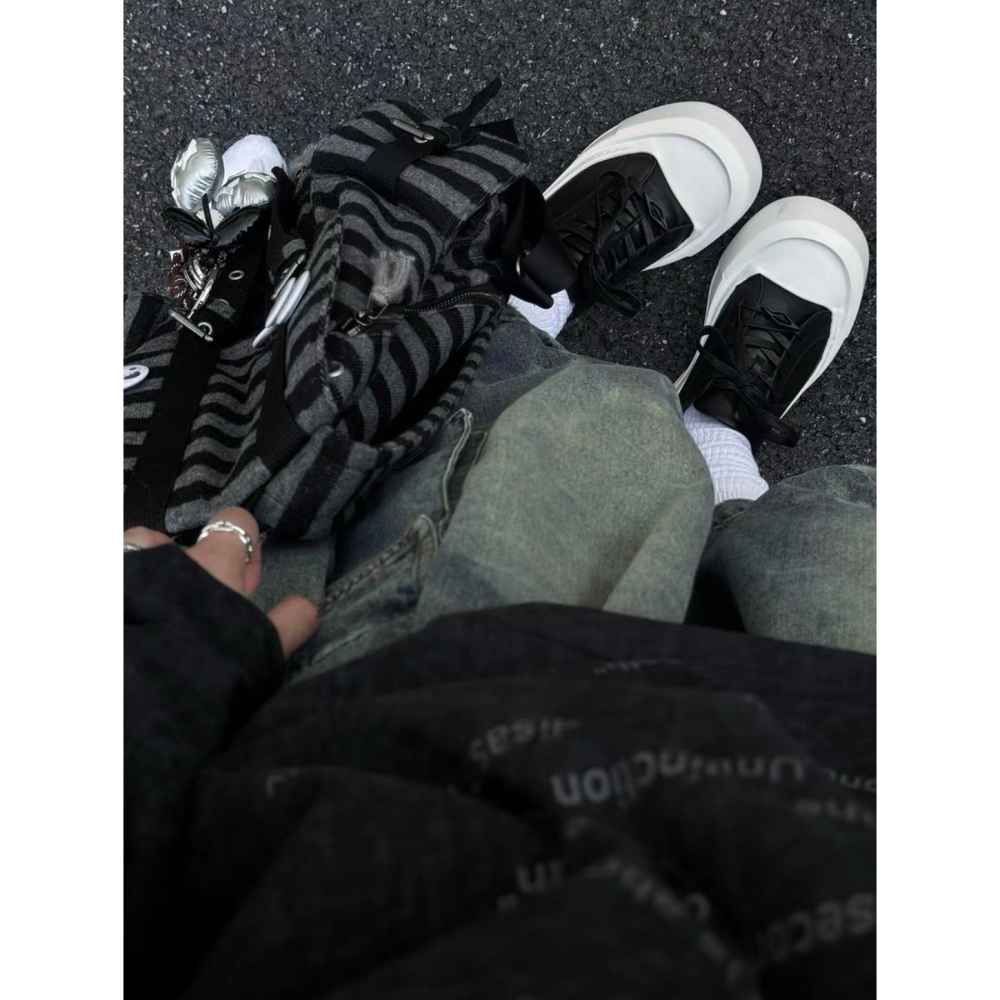 韓國VBIN熊貓翹鼻寬楦板鞋-細節圖3