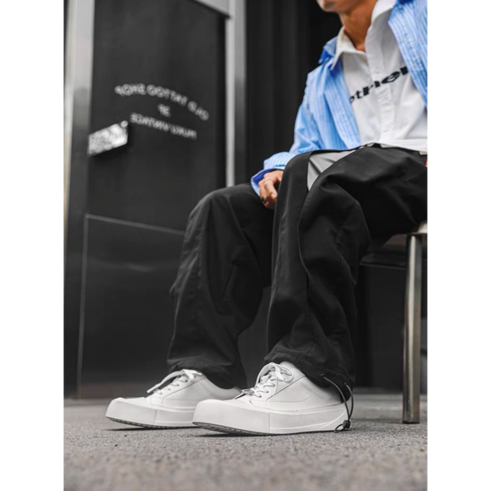 韓國VBIN熊貓翹鼻寬楦板鞋-細節圖6