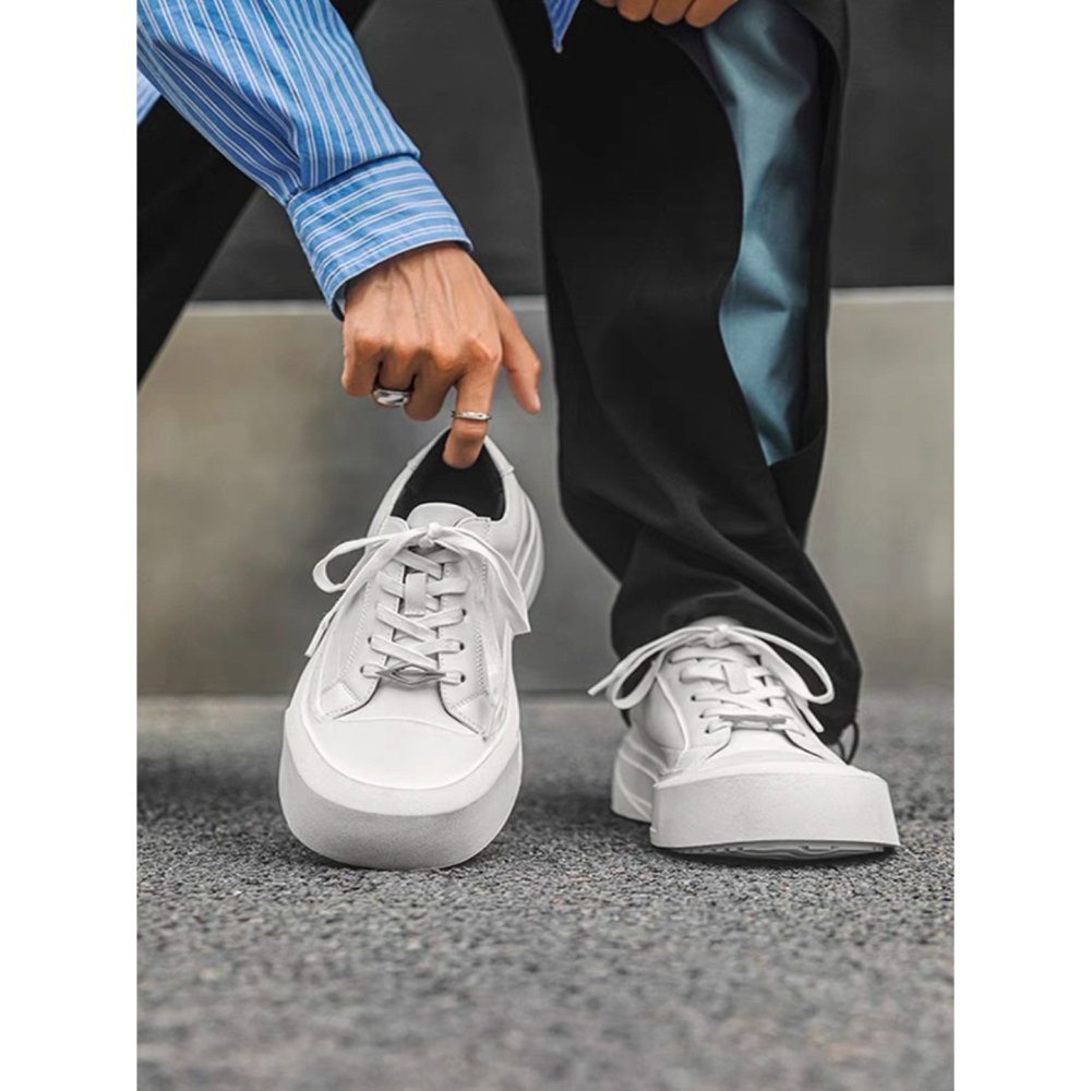 韓國VBIN熊貓翹鼻寬楦板鞋-細節圖7