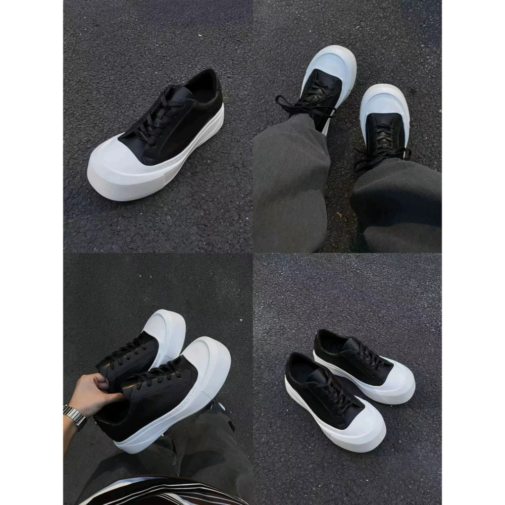 韓國VBIN熊貓翹鼻寬楦板鞋-細節圖8