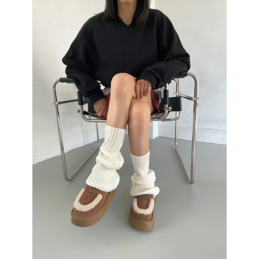 韓國PLA超可愛餅乾泰迪懶人拖鞋雪靴-細節圖4