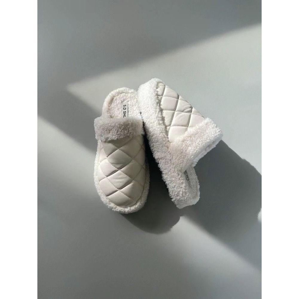 韓國PLA小被被泰迪絨毛拖鞋雪靴-細節圖2