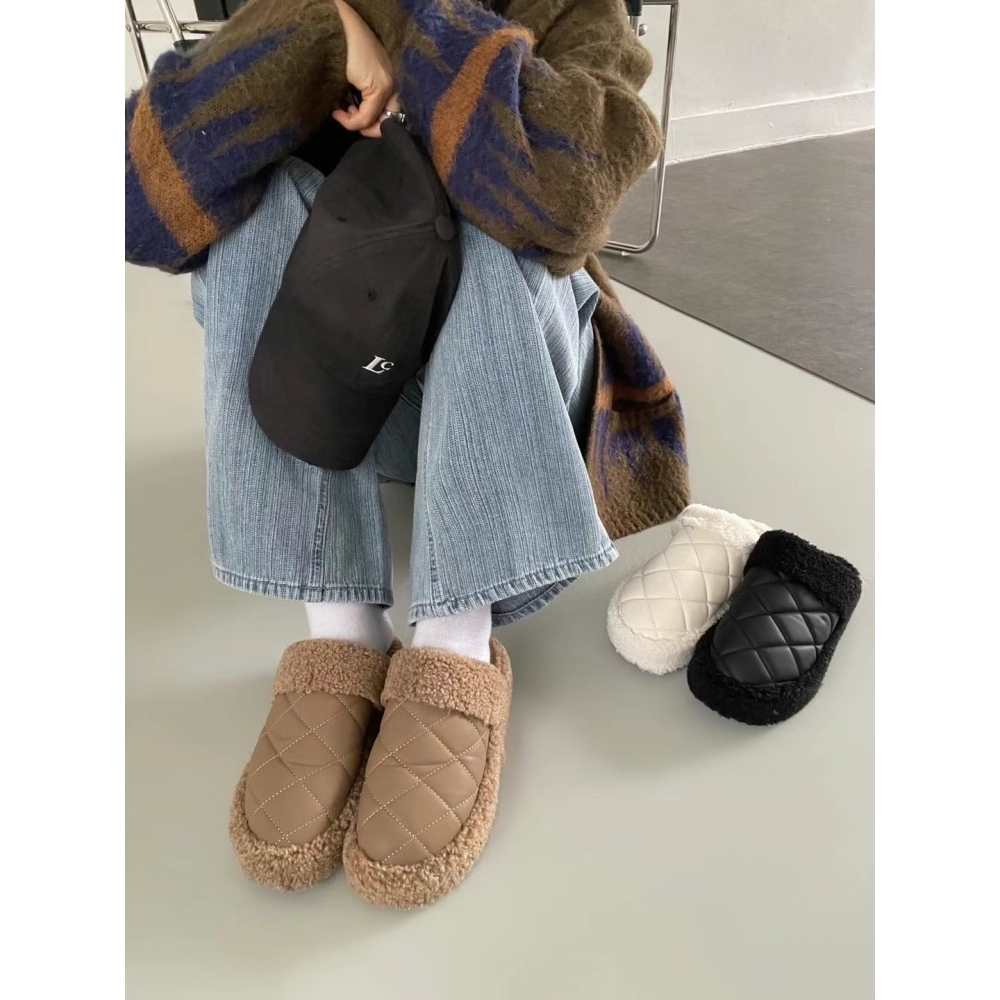 韓國PLA小被被泰迪絨毛拖鞋雪靴-細節圖4