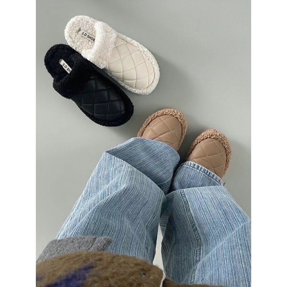 韓國PLA小被被泰迪絨毛拖鞋雪靴-細節圖5