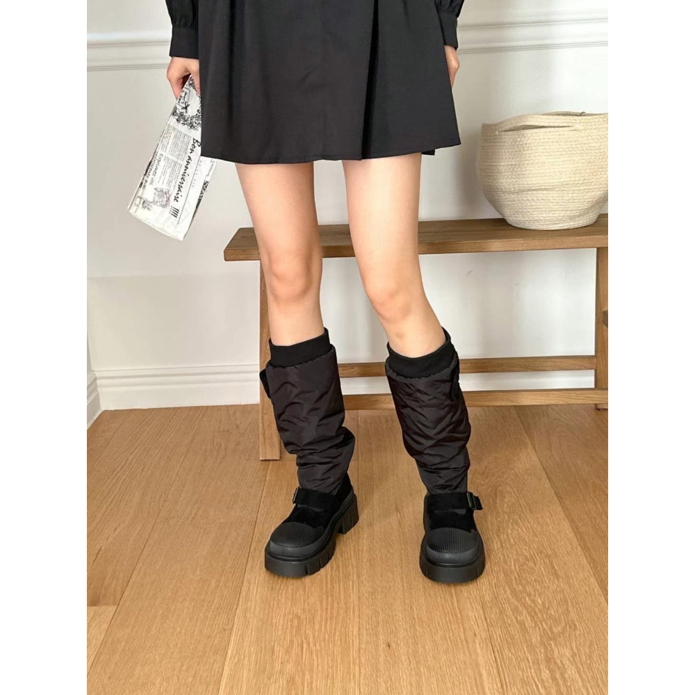 韓國ELF少見羽絨襪套長靴-細節圖3