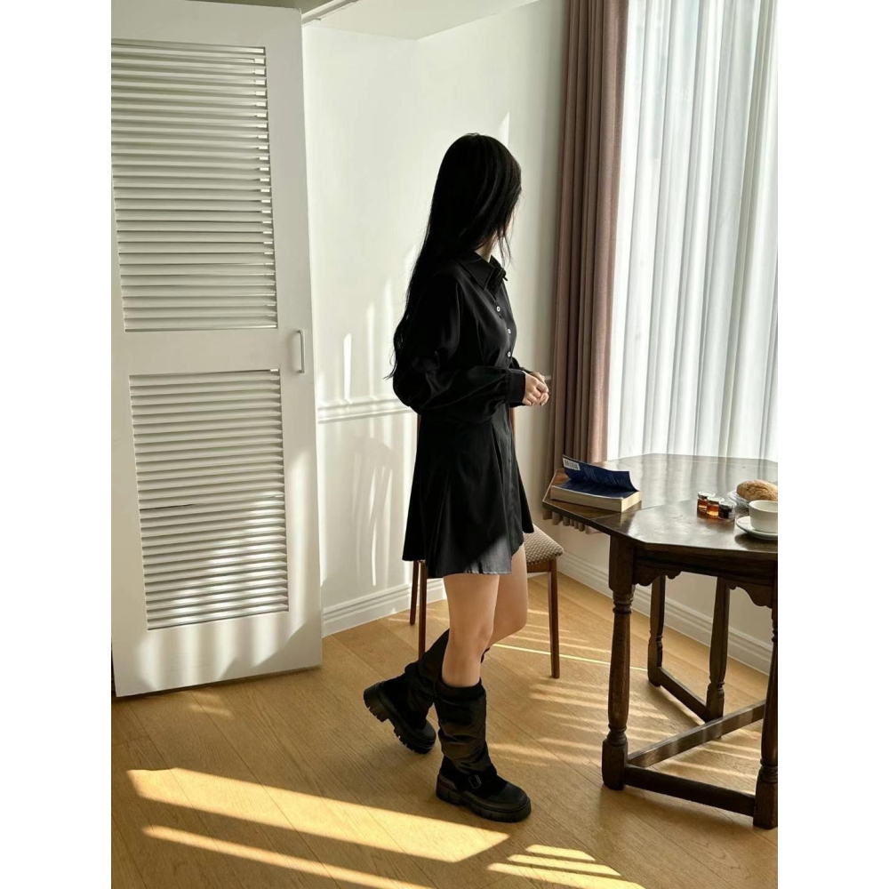 韓國ELF少見羽絨襪套長靴-細節圖7