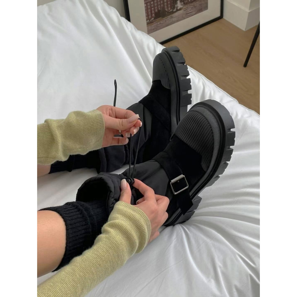 韓國ELF少見羽絨襪套短靴-細節圖8