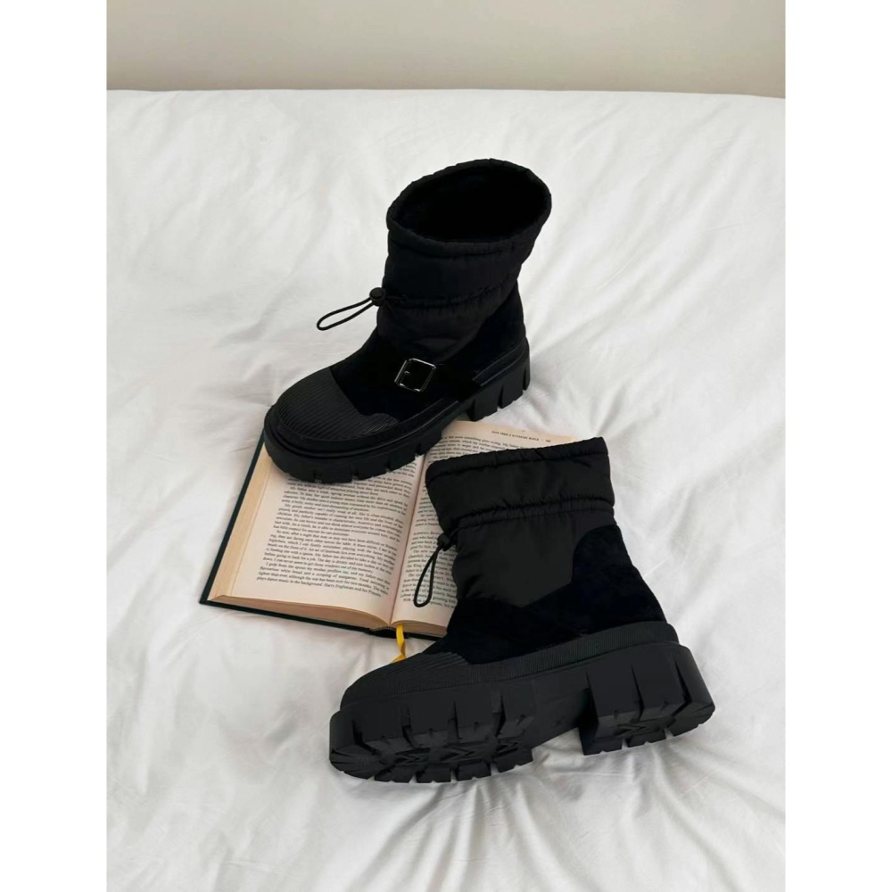 韓國ELF少見羽絨襪套短靴-細節圖9