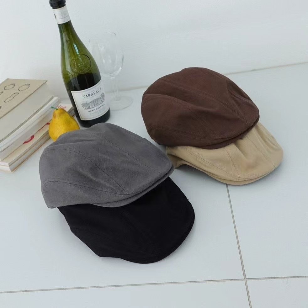 韓國UNI復古褶皺扣環式鴨舌帽-細節圖4