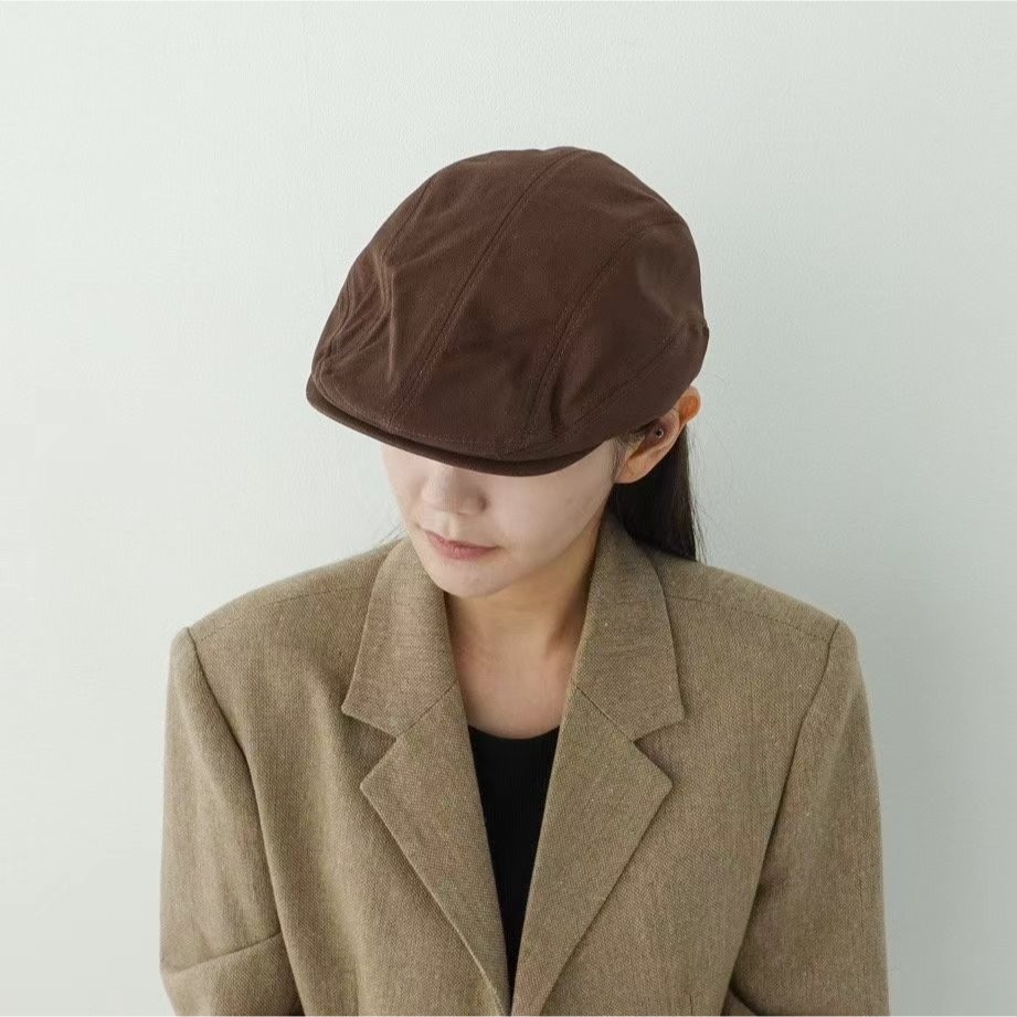 韓國UNI復古褶皺扣環式鴨舌帽-細節圖6
