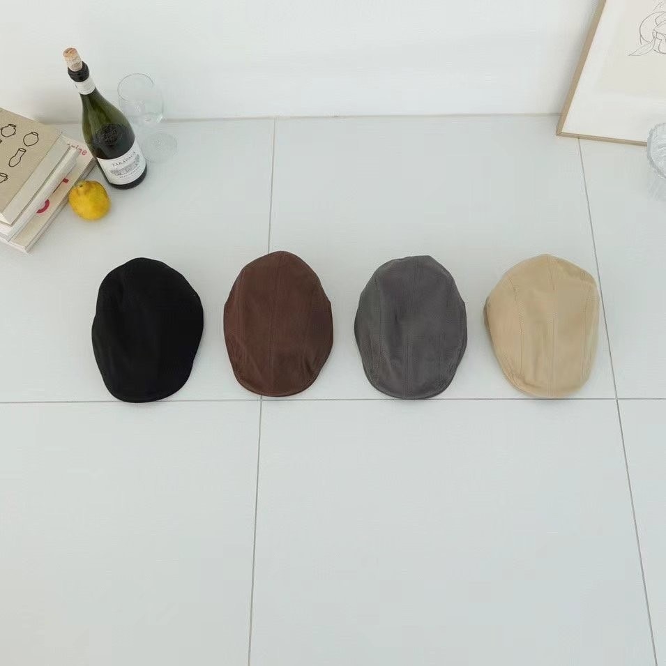 韓國UNI復古褶皺扣環式鴨舌帽-細節圖8