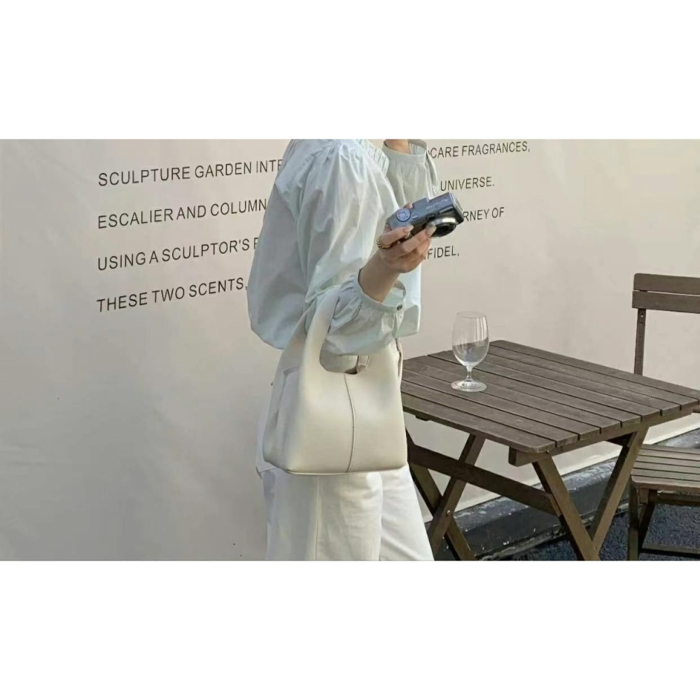 韓國TRO 初春糖果純色法式手提斜挎包-細節圖3