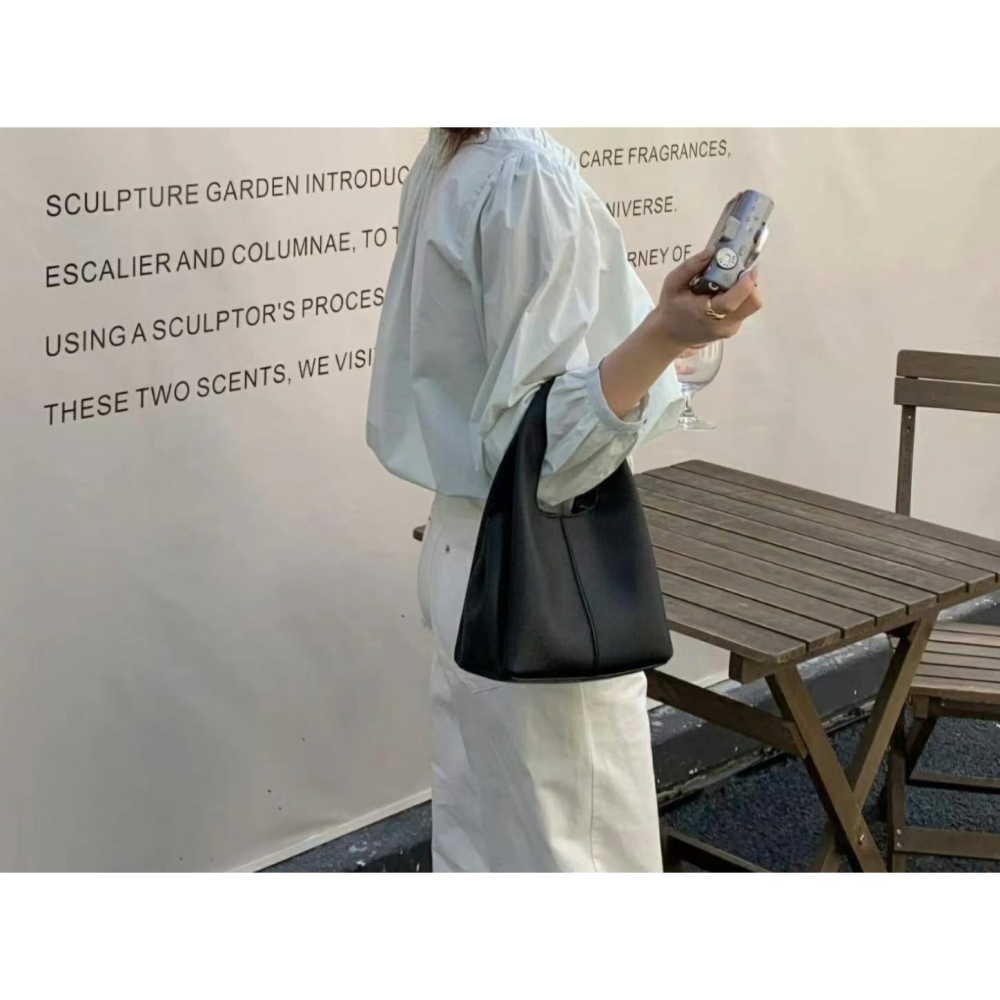 韓國TRO 初春糖果純色法式手提斜挎包-細節圖4