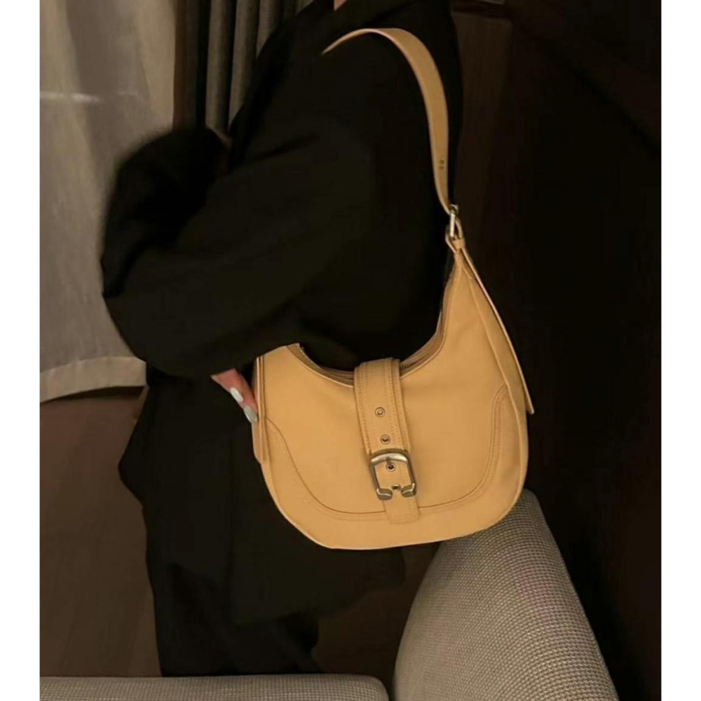 韓國TRO 大容量馬鞍腋下包-細節圖3