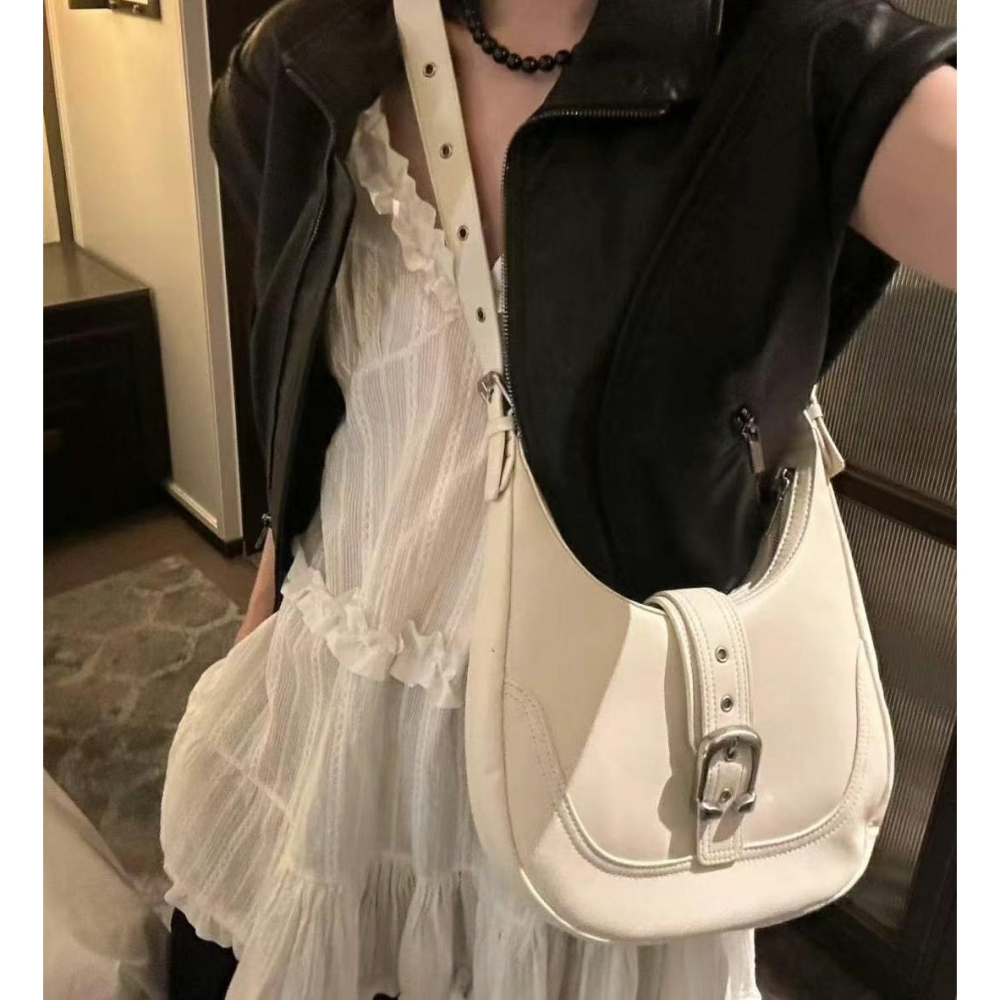 韓國TRO 大容量馬鞍腋下包-細節圖5